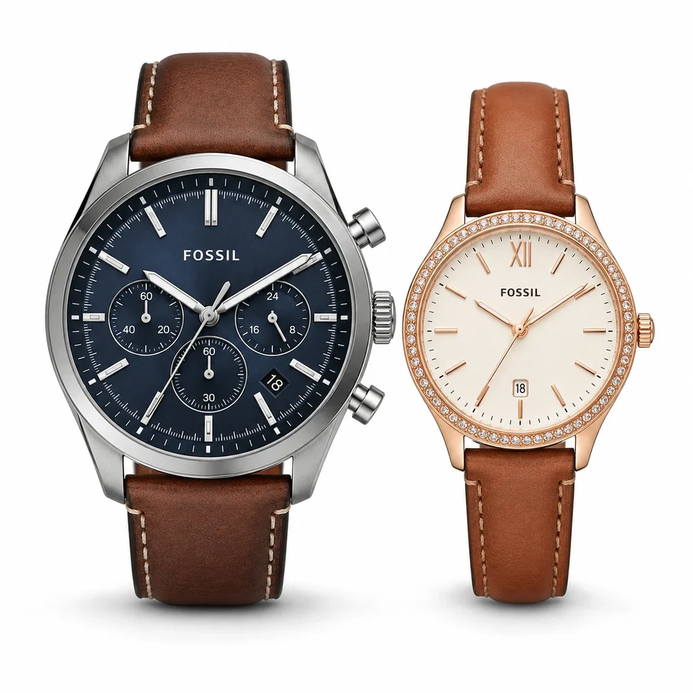 Đồng hồ đôi Fossil Neutra & Carlie