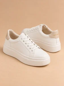 Giày sneaker nữ đế bánh mì trắng Gót Ngọc